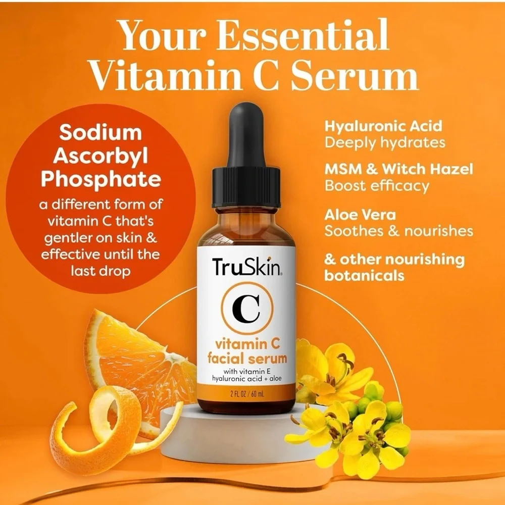 TruSkin Vitamin C Facial Serum -new in box